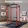 ODK Power Cage, Squat Rack for Home Gym, 1100LB Capacity Power Rack with Pull-Up Bar, Adjustable Safety Bars, Strength Training for Home Gym - 4 of 4