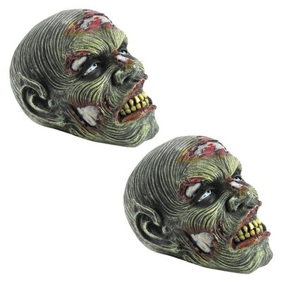 Design Toscano Lost Zombie Head Statues: Set of Two