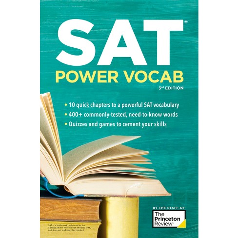 Sat Power Vocab, 3rd Edition - (college Test Preparation) By The 