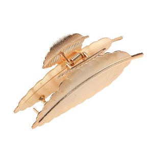 Unique Bargains Women's Leaf Metal Large Hair Clips 1 Pc - 1 of 4