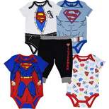 DC Comics Justice League Superman Baby Boys Short Sleeve Bodysuits & Pants 
