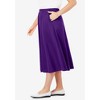 Woman Within Plus Size 7-Day Knit A-Line Skirt - 4 of 4