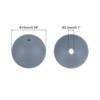 Unique Bargains Round Loose Silicone Beads for DIY Keychain Jewelry Making 50 Pcs - 3 of 4