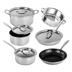 Nebula Vortex Oven-Safe Tri-Ply Cookware Set - 1 of 3