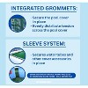Swimline Hydrotools Supreme Guard Heavy Duty Winter Pool Cover for 20x36 Ft Inground Swimming Pools, Rectangular Design, Green/Black - 3 of 4