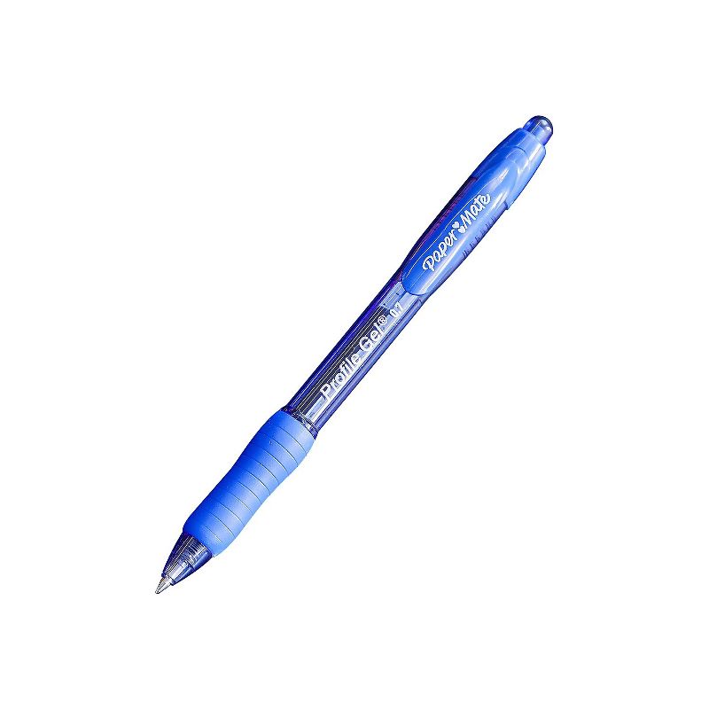 Paper Mate Profile Retractable Gel Pen Bold Point Blue Ink Dozen (2102161), 2 of 9