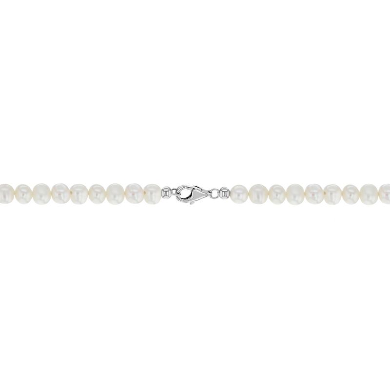Girls' 6mm Freshwater Cultured Pearls Sterling Silver Necklace - In Season Jewelry, 3 of 4