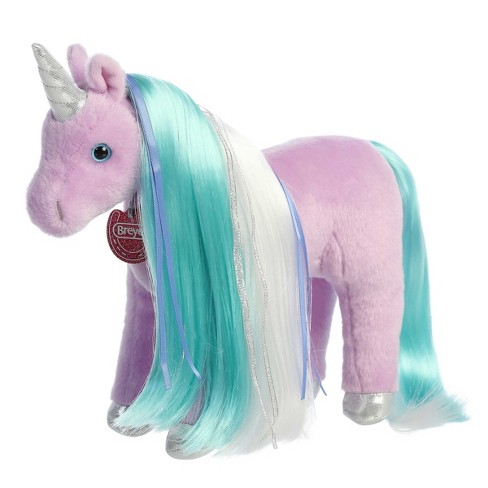 Aurora Medium Mane Event Twilight Unicorn Breyer Exquisite Stuffed ...