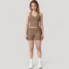 Anna-Kaci Active Women's V-Neck Cropped Tank Top with Racer-Inspired Straps and Smooth Contour Fit for Activewear - 2 of 4