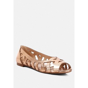 Moira Woven Peep Toe Women Flats - 1 of 2