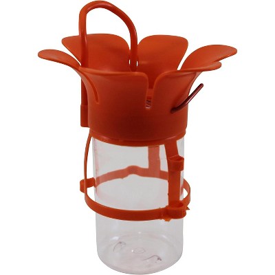 Orange Flower Blossom Hanging Jelly Bird Feeder