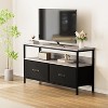TV Stand Cabinet Entertainment Center TV Console Table TV Stand With 2 Drawers & Shelves Multi-Functional TV Table for Living Room - 2 of 4