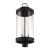 Savoy House Englewood 3 - Light Post Light in  Matte Black - 3 of 4