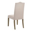 Carolina Living Romero Parson Chair - Harvest Oak - Linen Upholstery - 3 of 4