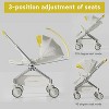 Hot Mom Deluxe Ultra-Light Baby Stroller with Intelligent Reversing Seat & Anti-Shock Tires – Versatile Travel System for Newborns to Toddlers - 4 of 4