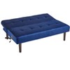 CAVINAS Foldable Sofa Bed Convertible Folding Couch with Adjustable Backrest and Charging Port for Apartment, Living Rooms - 2 of 4