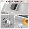 Acekool 21"x21"x33" NSF Stainless Steel Utility Sink with Adjustable Legs – Commercial Sink for Kitchen, Laundry & Restaurant Use - 4 of 4
