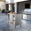Winado 39 x 19 Inches Stainless Steel Prep Table With Cabinet And 2 Sliding Doors - 3 of 4