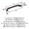 Amerock Bellamy Pull for Cabinets, Drawers, and Furniture - 4 of 4