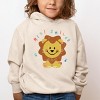 The Juniper Shop Mini Smiley Lion Paws Toddler Hoodie - 3 of 4