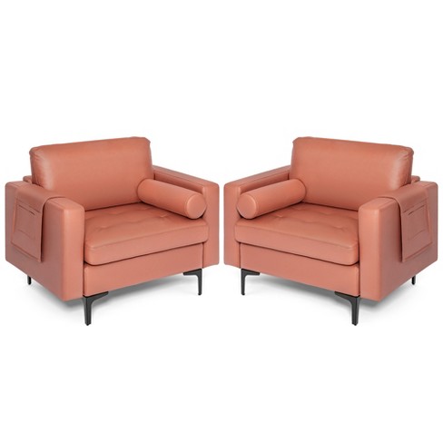 Accent chair online coral