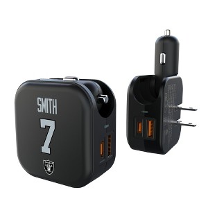 NFL Las Vegas Raiders Players Game Tactic 18-Watt 2 in 1 USB A/C Charger - 1 of 3