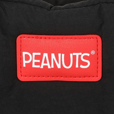 Peanuts Quilted Puffer Tote Bag with Rubber and PU Badge - image 3