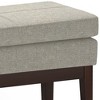 WyndenHall Bragg Small Ottoman Bench - 3 of 4