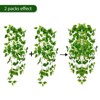 Aoibox Fake Hanging Plants Vines for Room Decor, Artificial Ivy Greenery Garlands for Home Bedroom Living Kitchen Office Wall Patio Bookshelf - 3 of 4