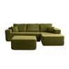 XIZZI Modular Sectional Sofa Couch, L/U-Shape Upholstered Couch, Modern Minimalist Couches for Living Room, Free Combination Deep Seat Corner Couch - 2 of 4