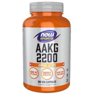 AAKG 2200 by Now Foods  -  180 Vegetarian Capsule - 1 of 3