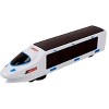 JuzToys 3D Colorful Lightning Electric Train Toy with Music – Bump and Go Bullet Train Toy, Auto-Changing Direction Toy Vehicle for Kids – White - 2 of 2