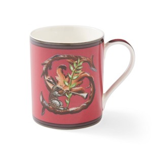 Kit Kemp by Spode 12oz Alphabet Mug, Unique Stylish Monogram, Fine China, Dishwasher Safe, Personalized Initial, Fabulous Mug with Gift Box - 1 of 4