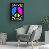 Michael Fishel 'Retro Peace Sign' Canvas Art - 4 of 4