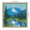 Amanti Art Mountain Reflection I by Walker Noble Framed Canvas Wall Art - 3 of 4
