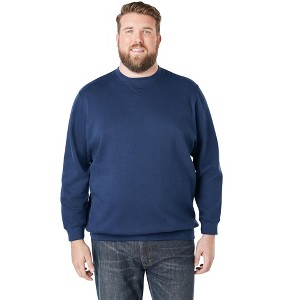 KingSize Men's Big & Tall Fleece Crewneck Sweatshirt - 1 of 4