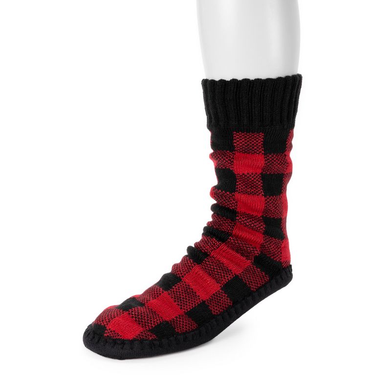 MUK LUKS Men's Slipper Socks, 2 of 4