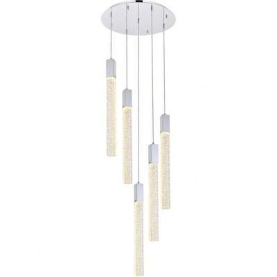 Elegant Lighting Weston 5 - Light Pendant in  Chrome