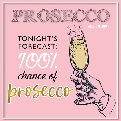 2023 Square Wall Calendar, Prosecco Signs, 16-month Funny Corner Theme With  180 Reminder Stickers (12 X 12 In) : Target