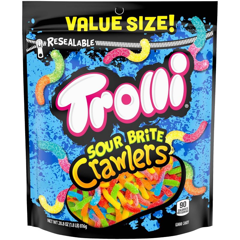 Trolli Sour Brite Candy Crawlers Gummi Worms &#8211; 28.8oz, 3 of 6