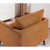 VANOMi 37'' Boucle Upholstered Armchair with Wood Legs - 2 of 4