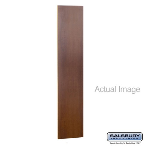 Salsbury Industries Front Vertical Filler Color: Mahogany, Size: 72" H x 15" W x 0.75" D - image 1 of 3