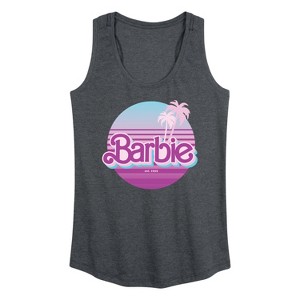 Women's - Barbie - Retro Style Graphic Racerback Tank - 1 of 4