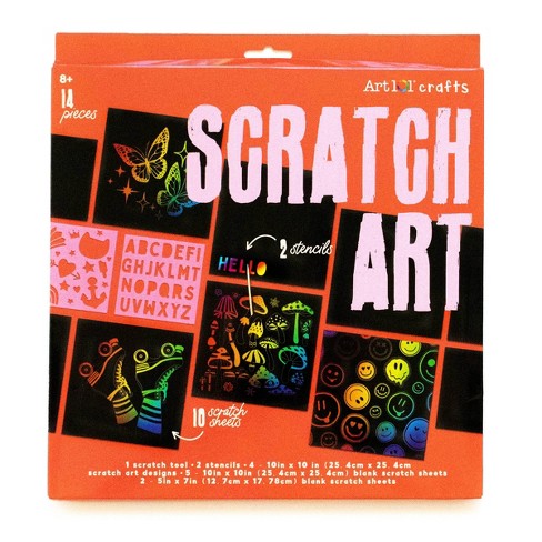 14pc Art 101 Crafts Scratch Art - Dm Creations : Target