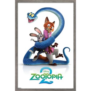 Trends International Disney Zootopia 2 (2025) - Teaser One Sheet Framed Wall Poster Prints - 1 of 4