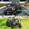 Ride on Car with 6 EVA Wheels&4WD, 24V Battery Powered Electric Car for Ages 3-6 Kids, Electric Vehicle with Remote Control - 3 of 4