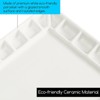 MEEDEN 18-Well Porcelain Artist Paint Palette 1 Size, Mixing Art Ceramic Watercolor Paint Palette for Watercolor - 3 of 4