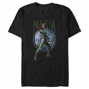 Men's Black Panther: Wakanda Forever Nakia Shield T-Shirt - 1 of 4