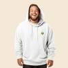 Dalix Alien Embroidered Fleece Zip Hoodie Cold Fall Winter Mens - 3 of 4
