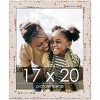 PosterPalooza | Shabby Chic White Picture Frame - UV Acrylic, Foam Board Backing, Hanging Hardware - 2 of 4